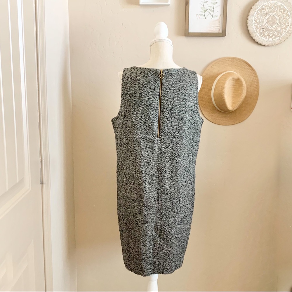J.Crew Herringbone Tweed Shift Dress - Picture 3 of 11
